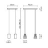 Подвесной светильник Fabbian D69A0700 flow