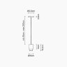 Подвесной светильник Fabbian Claque S white