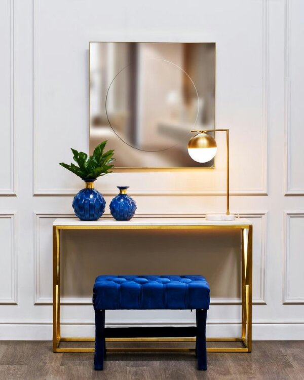 Консоль Bianco Namibia см Garda Decor 47ED-CST023GOLD