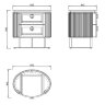 Тумбочка LUCIANO см Garda Decor 77IP-GD010-TUMB Тумбочка LUCIANO см Garda Decor 77IP-GD010-TUMB