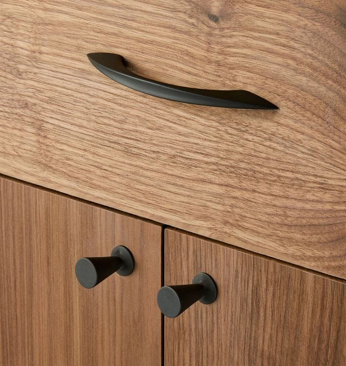 Ручка-кнопка Rejuvenation Mid-Century Peg Oil-Rubbed Bronze