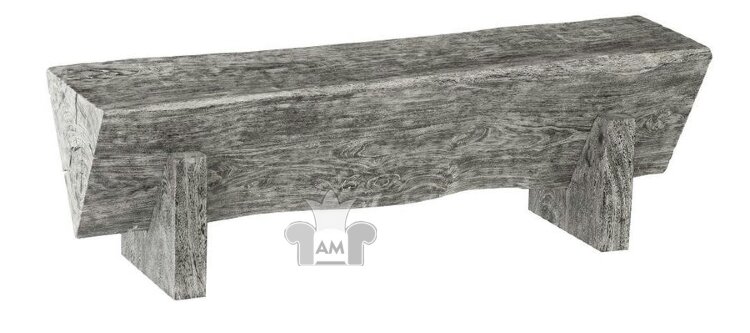 Банкетка Phillips Collection Triangle Bench Gray Stone