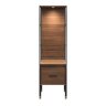 Витрина 1-дверная MOD Interiors Benissa, шпон ореха F, MDI.DC.BS.46