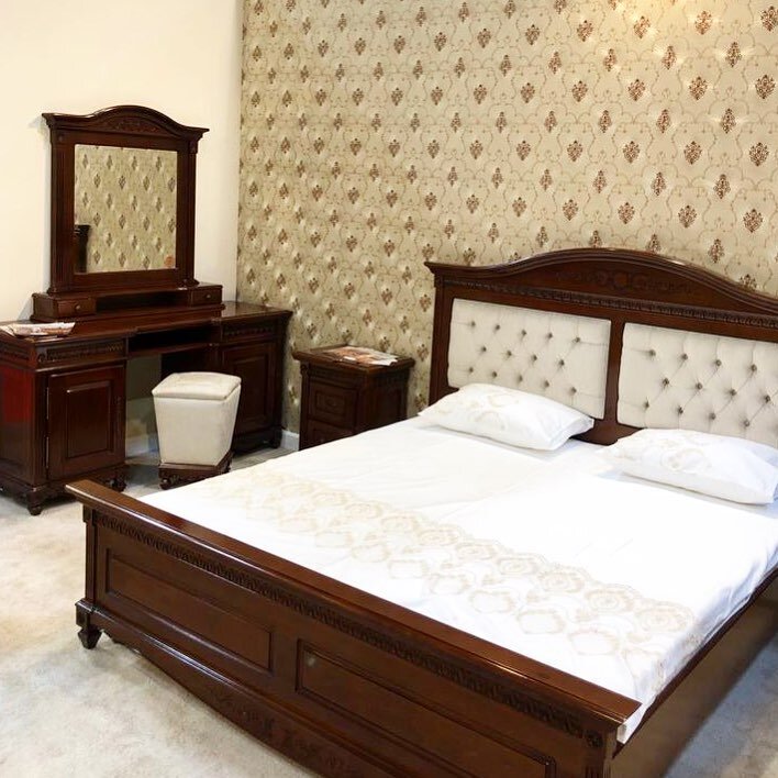 Кровать двуспальная Карина Simex 160х200 из массива дерева