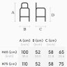 Барный стул Midj Sonny H75 M TS