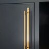Ручка-скоба Buster and Punch Pull Bar Plate Linear Large Brass Ручка-скоба Buster and Punch Pull Bar Plate Linear Large Brass