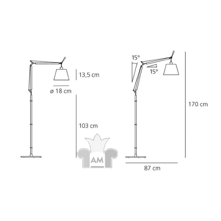 Основание под светильник Artemide A012820