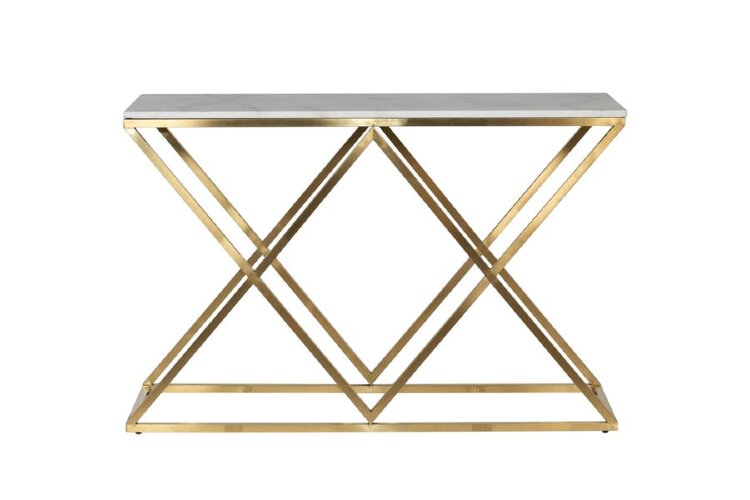 Консоль Bianco Namibia см Garda Decor 47ED-CST026GOLD