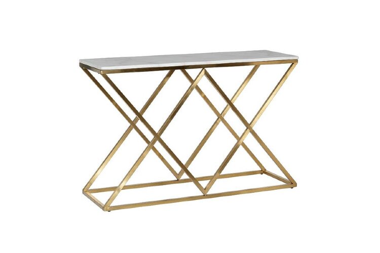 Консоль Bianco Namibia см Garda Decor 47ED-CST026GOLD