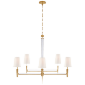 Люстра Visual Comfort Lyra Two Tier Chandelier Antique Brass