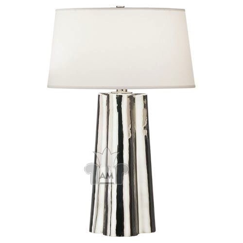 Настольная лампа Robert Abbey Wavy Table Lamp Silver Mercury
