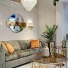 Консоль прозр.стекло/золото см Garda Decor 47ED-CST008/80GOLD