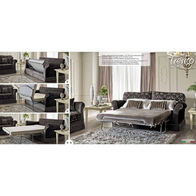 Диван-кровать 2-местный Camelgroup Treviso sofa, ткань VIP