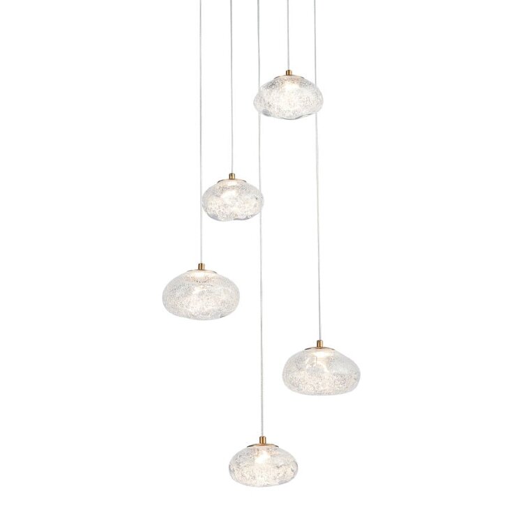 Подвесной светильник Delight Collection P98065-5 antique brass