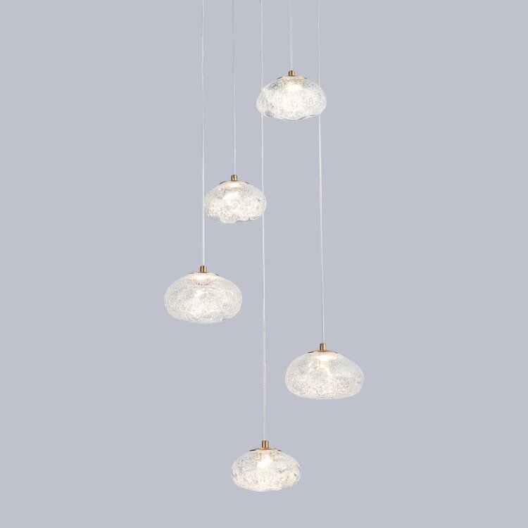 Подвесной светильник Delight Collection P98065-5 antique brass