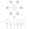 Люстра Robert Abbey Cedric Chandelier Polished Nickel