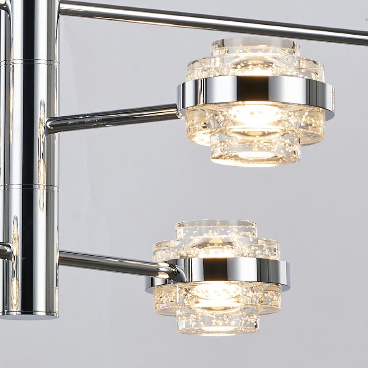 Люстра Delight Collection MX22030002-6A chrome/clear