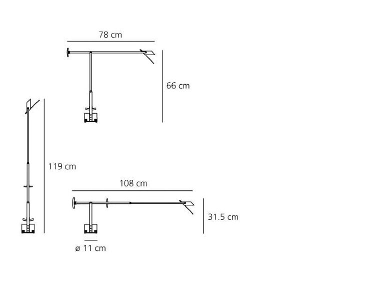 Настольная лампа Artemide Tizio Red