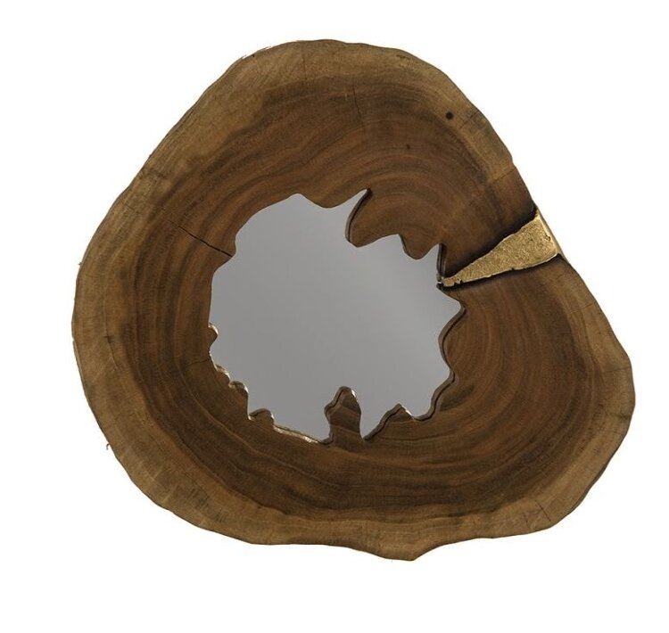 Настенный декор Phillips Collection Molten Mirror Wall Tile Brass