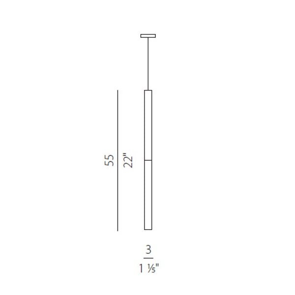 Подвесной светильник Panzeri Candle white