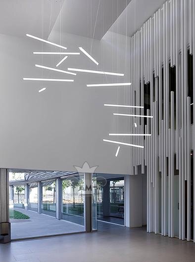 Подвесной светильник Vibia Halo Lineal 2340 White