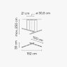 Подвесной светильник Vibia Halo Lineal 2340 White