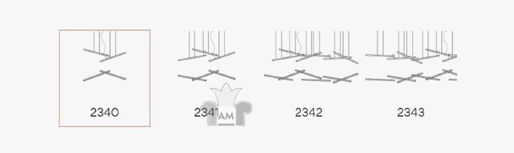 Подвесной светильник Vibia Halo Lineal 2340 White