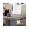Стол обеденный 160х90 Status Treviso Grey, нераскладной