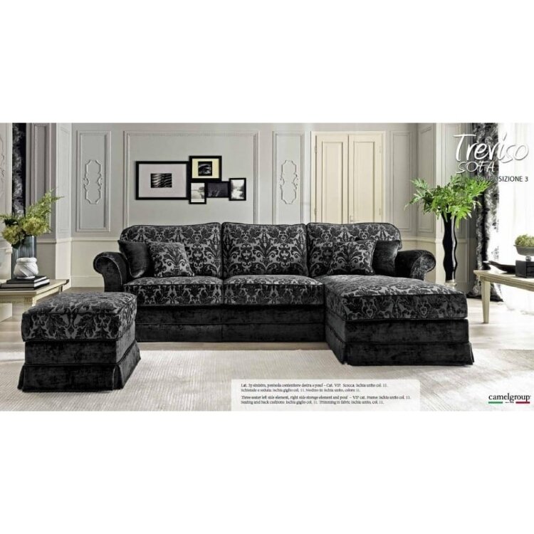 Диван-кровать 3-местный Camelgroup Treviso sofa, ткань VIP