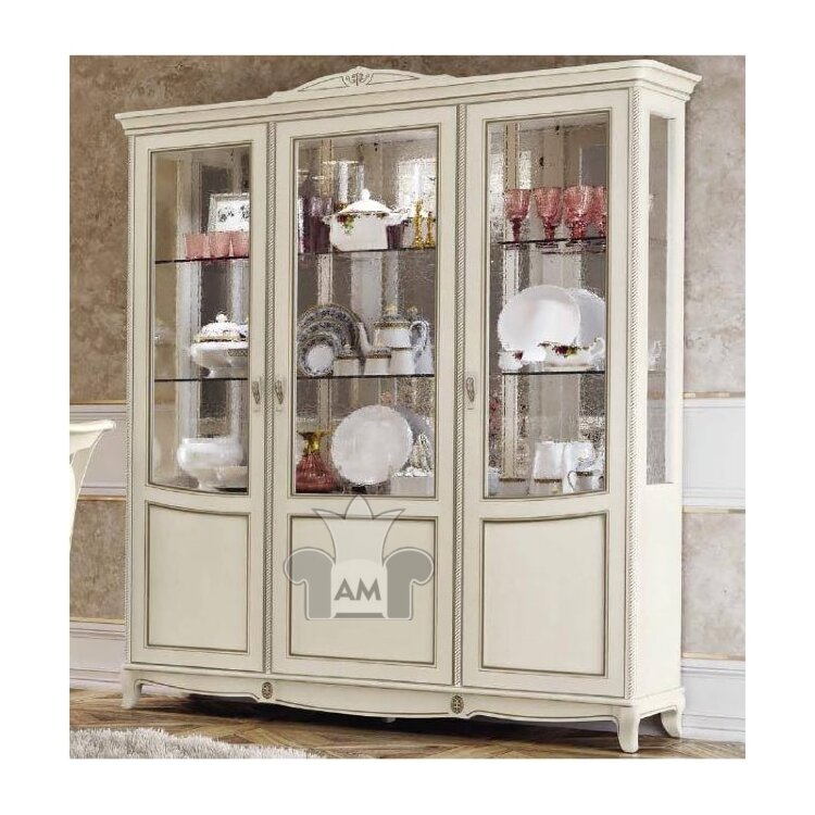 Витрина Camelgroup Fantasia Bianco Antico 3-дверная