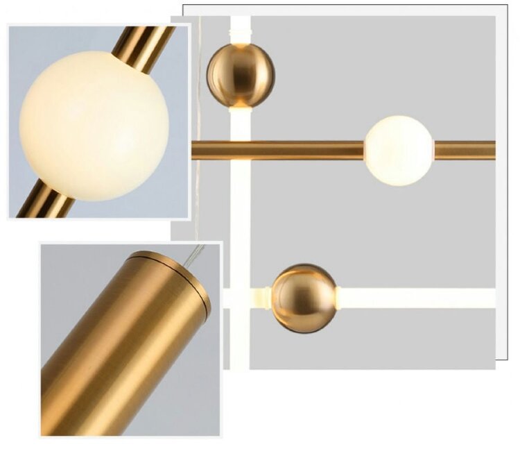 Подвесной светильник Delight Collection Orion A1 gold
