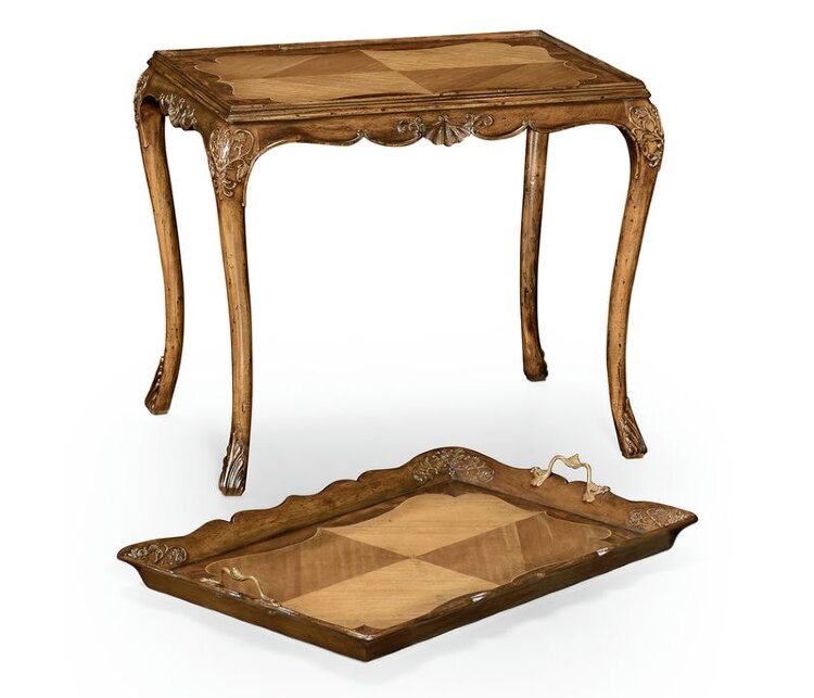 Декоративный стол Jonathan Charles Carved Satinwood Tray Table