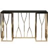 Консоль стекло черн/золото см Garda Decor 13RXC3102-GOLD