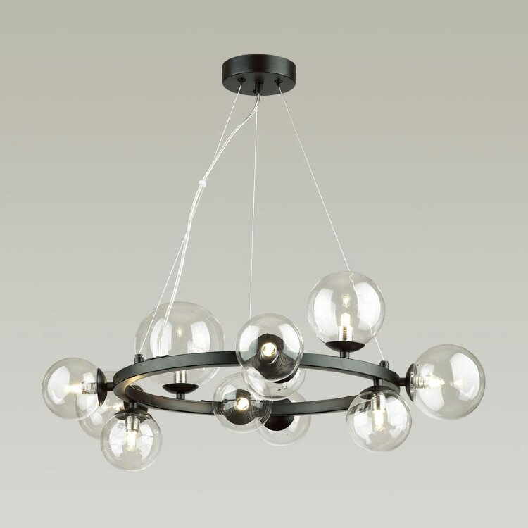 Люстра Delight Collection OMG1075R black/clear