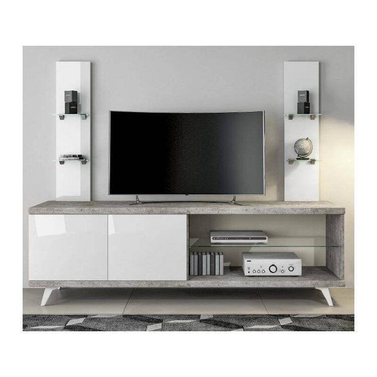 Полки для ТВ  тумбы Status Treviso Grey