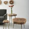 Декоративный стол Phillips Collection Molten Side Table Brass
