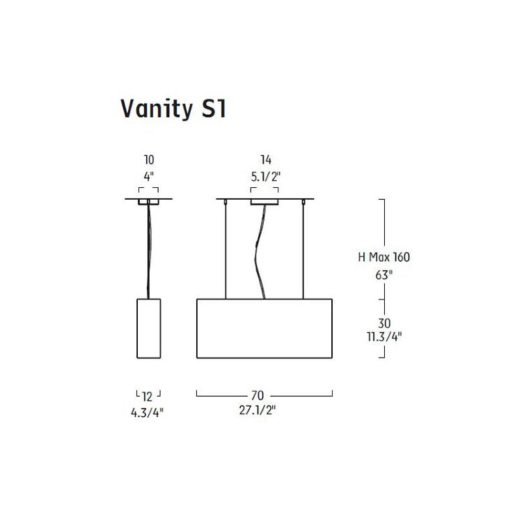 Подвесной светильник Leucos VANITY S1 White