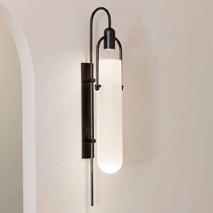 Настенный светильник Delight Collection B6066W/L black/white
