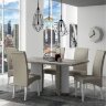 Стол обеденный 180/225 см Status Treviso Grey, одна вставка, ERTRWHTA02