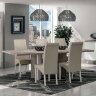 Стол обеденный 180/225 см Status Treviso Grey, одна вставка, ERTRWHTA02