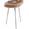 Декоративный стол Phillips Collection Molten Side Table Aluminum
