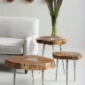 Декоративный стол Phillips Collection Molten Side Table Aluminum