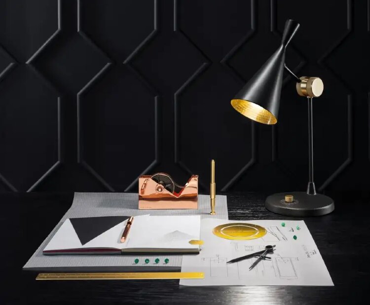 Настольная лампа Tom Dixon Beat Black