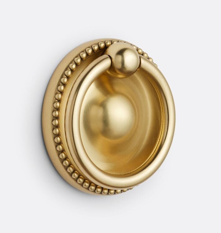 Ручка-кнопка Rejuvenation Hans Drop Ring Oil-Rubbed Bronze