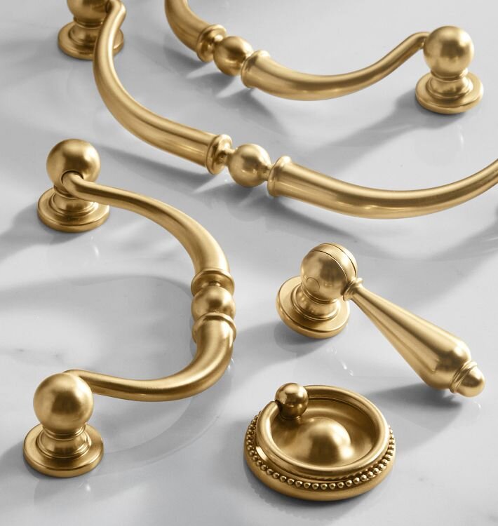 Ручка-кнопка Rejuvenation Hans Drop Ring Oil-Rubbed Bronze