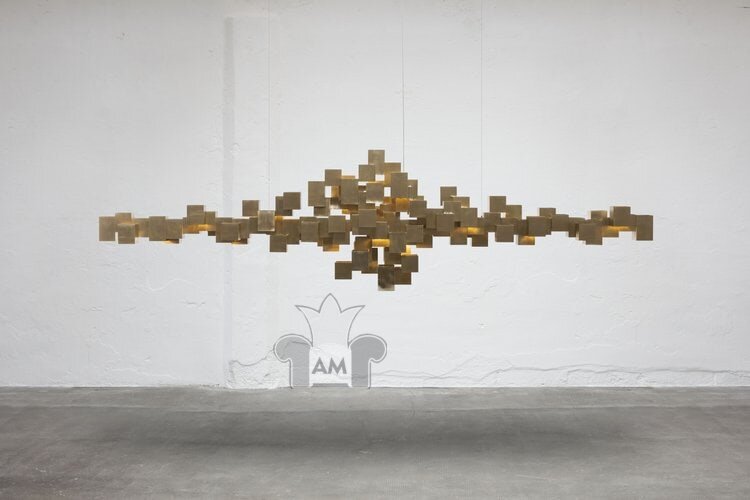 Подвесной светильник MORGHEN STUDIO BRASS CUBES
