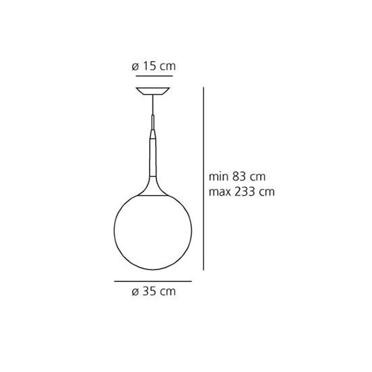 Подвесной светильник Artemide 1052010A
