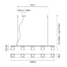 Подвесной светильник Fabbian D28A0500 Flow