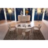 Обеденный стол  182/232х110 Fratelli Barri Rimini, раздвижной, матовый беж, FB.DT.RIM.668