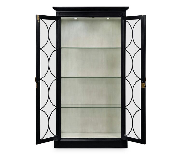 Витрина Jonathan Charles Formal Black Display Cabinet